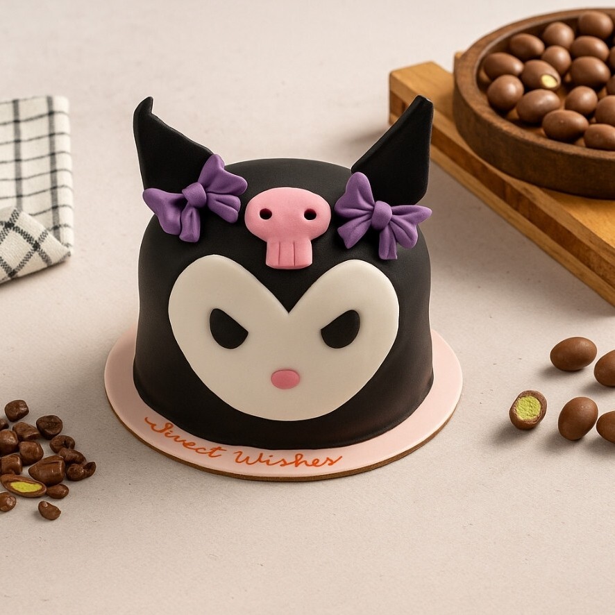 Kuromi Figürlü Pasta