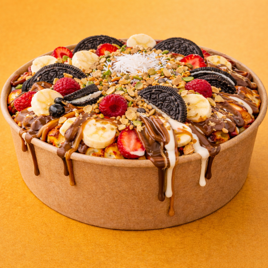 Oreo Waffle Bowl
