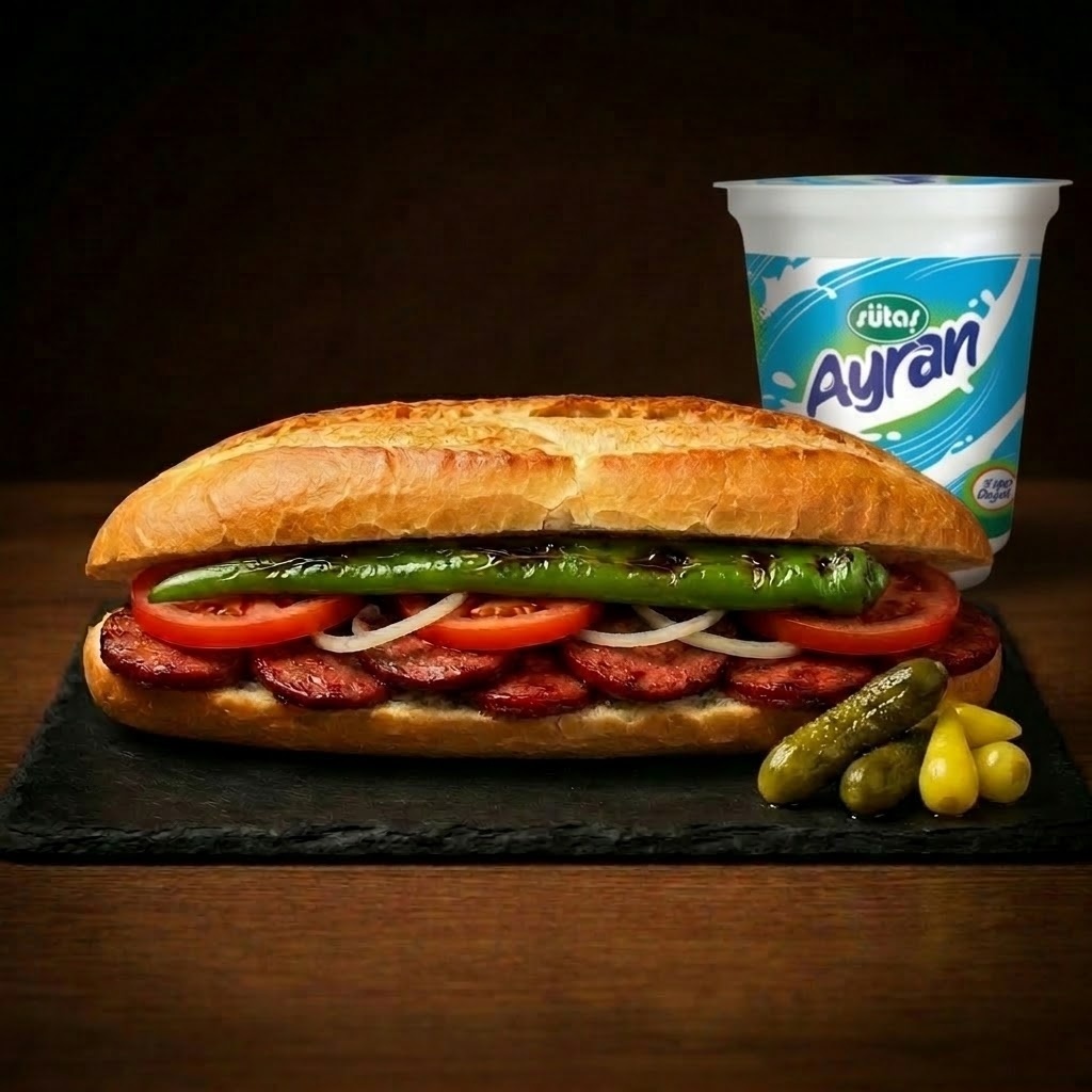 Tüm Ekmek Izgara Sucuk Menü