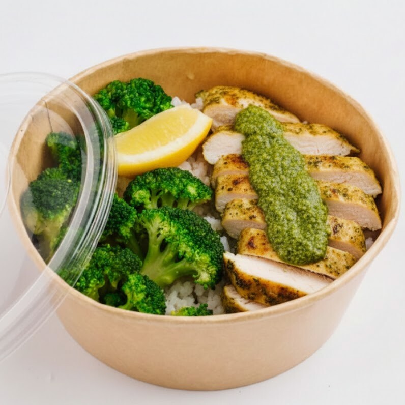 Pesto Chicken Bowl