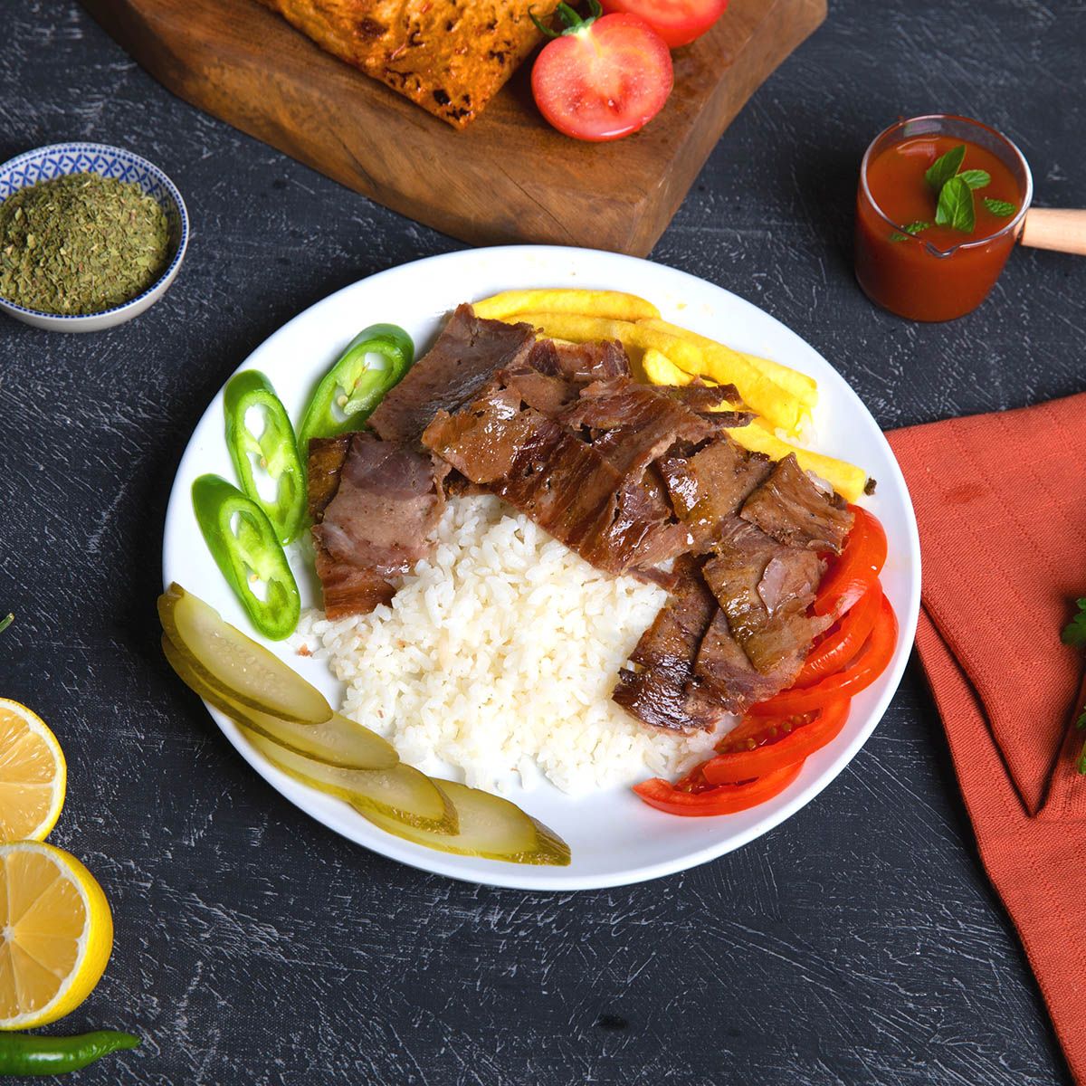 Pilav Üstü Et Döner (100 gr.)