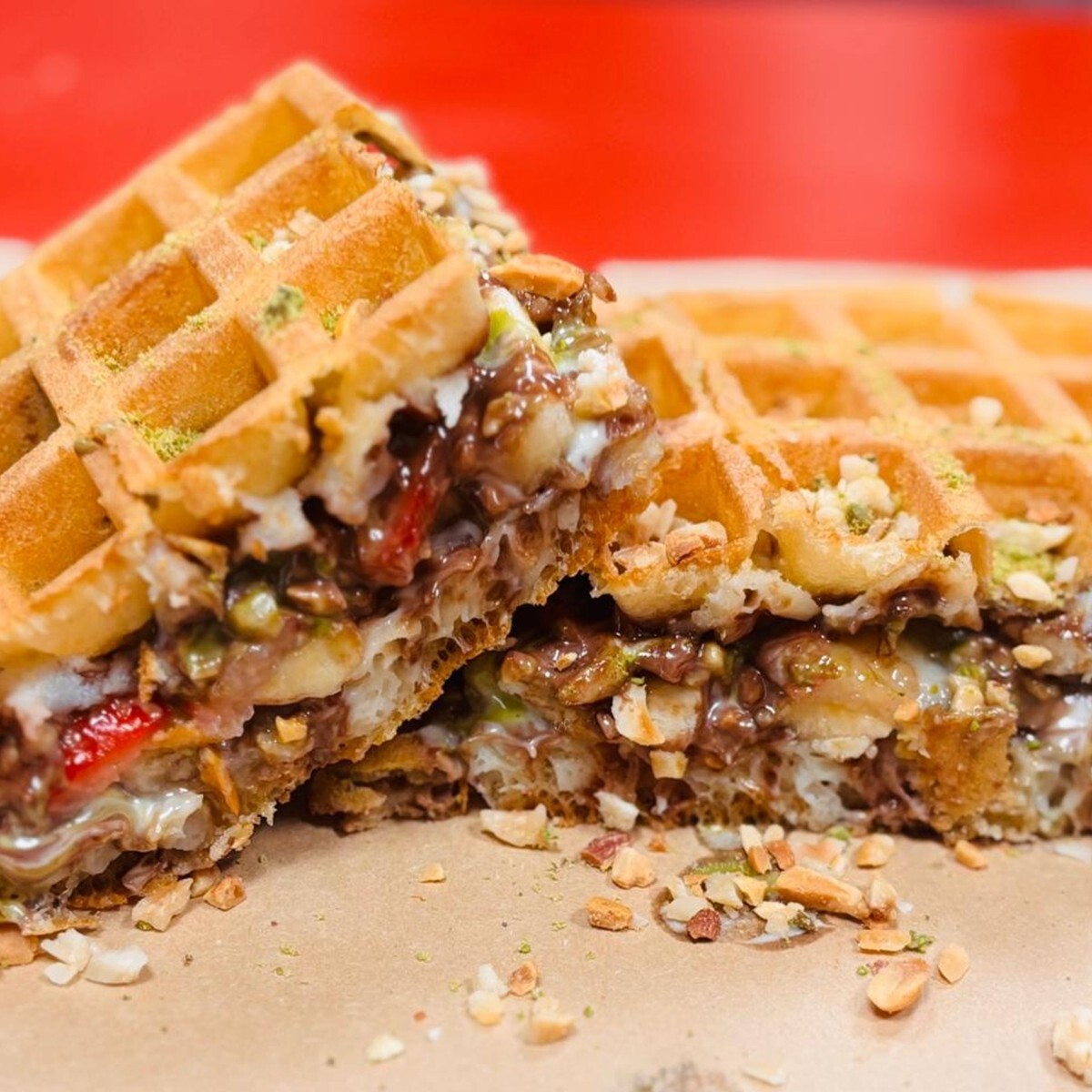 Tino Waffle Sandwich Çikolata Şöleni