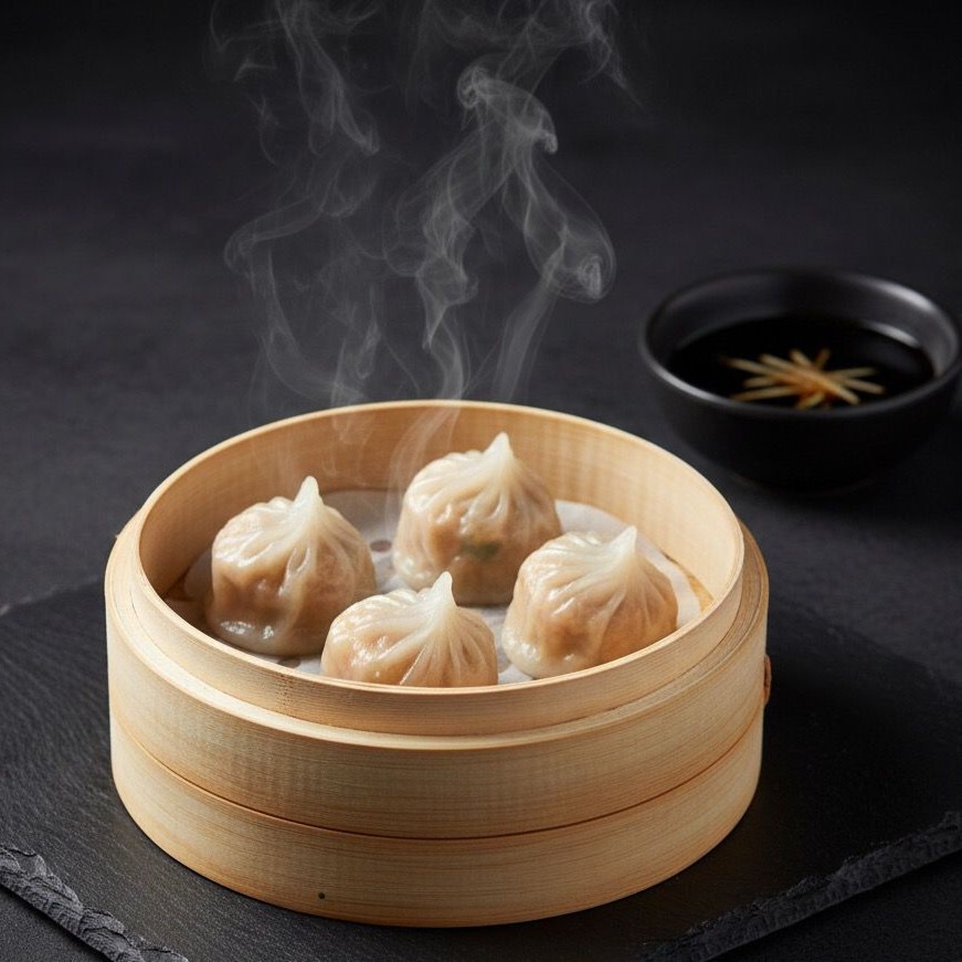 Buharda Çin Mantısı / Steamed Dumplings