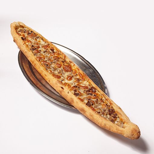 Kavurmalı Kaşarlı Pide (Açık)