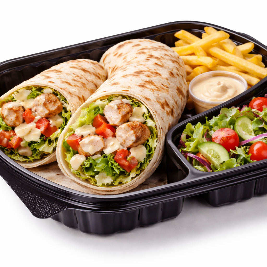 Sezar Soslu Izgara Tavuk Wrap