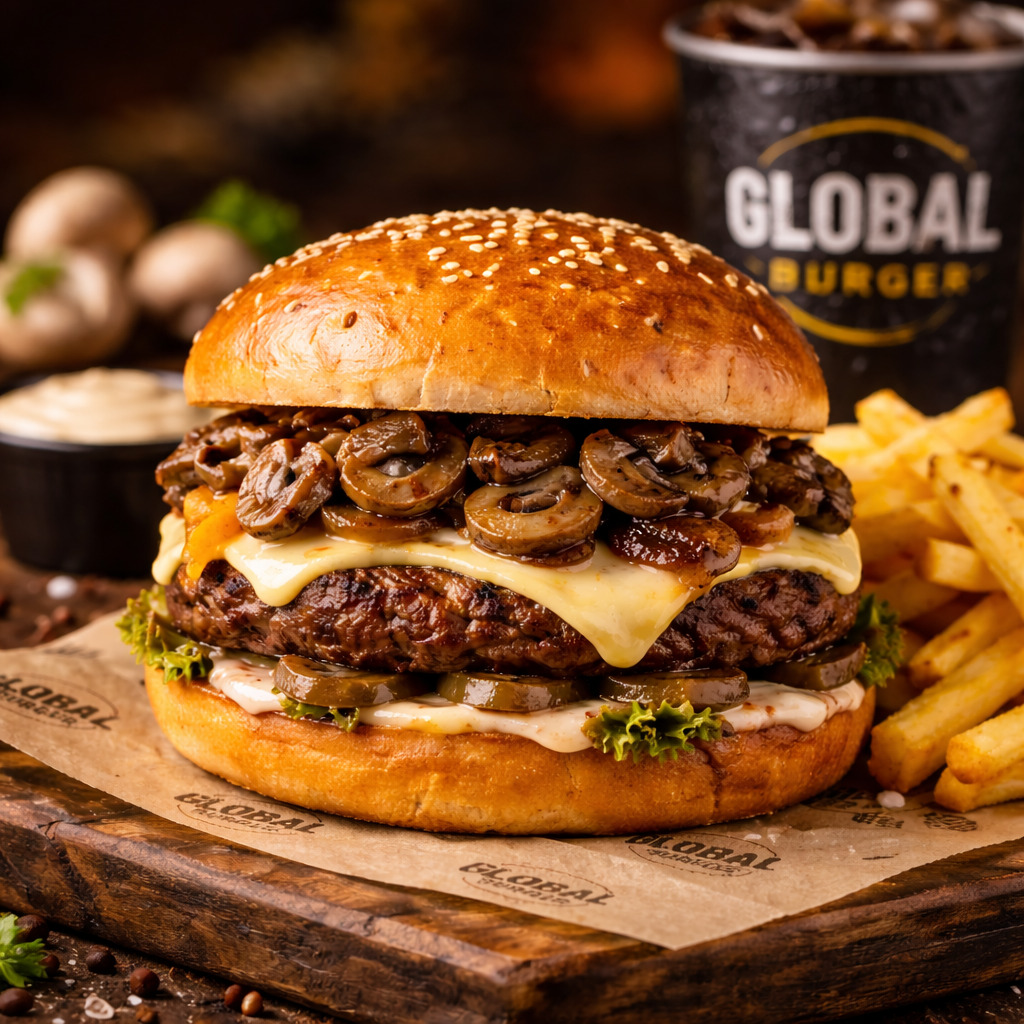 Miawa Mushroom Burger