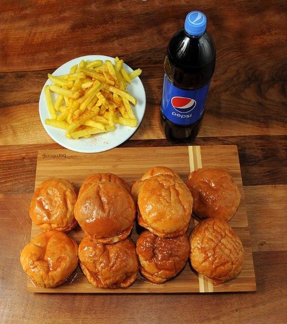 10'lu Islak Hamburger