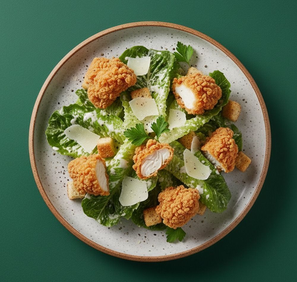Çıtır Tavuklu Sezar Salata
