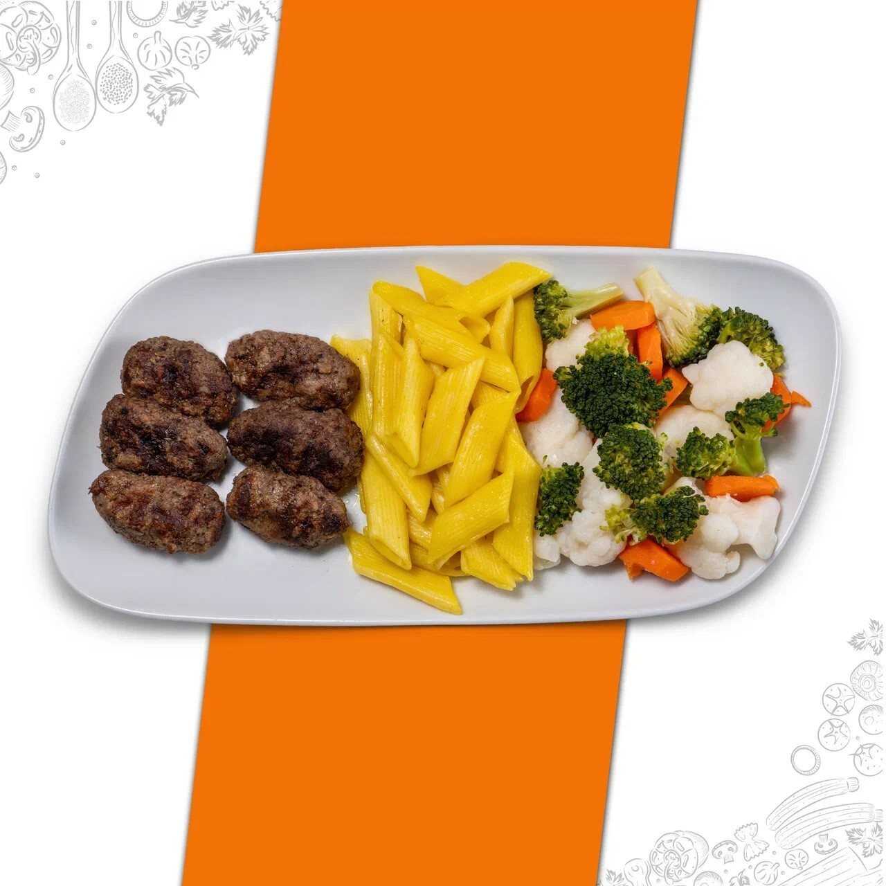 Makarna & Köfte Üçlüsü