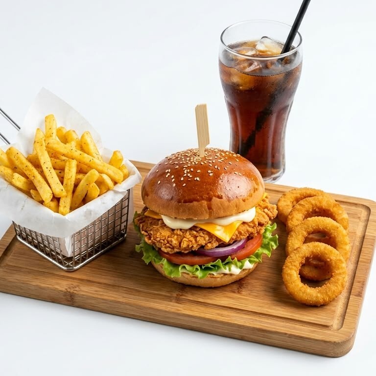 Chicken Burger Menü