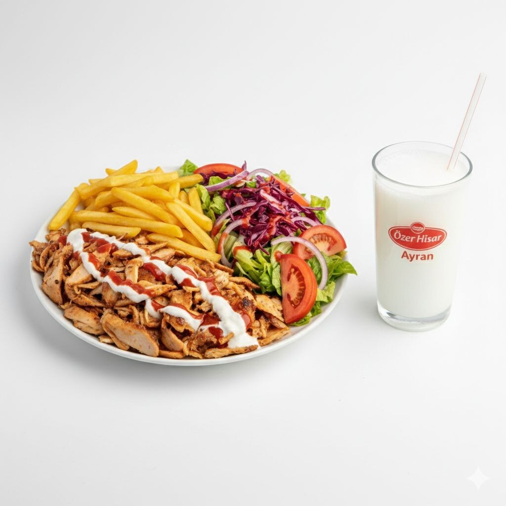 Döner Teller Ayranlı Menü