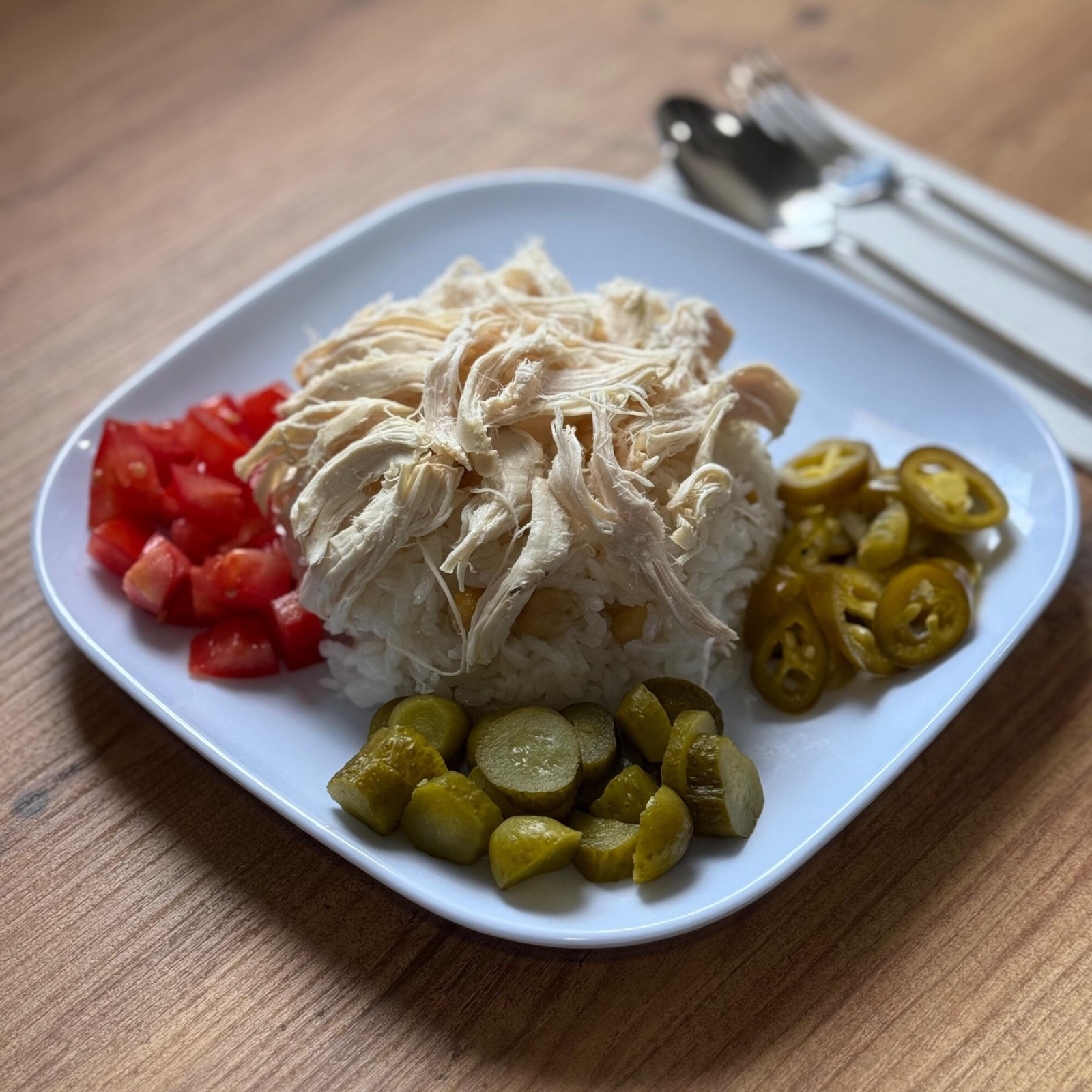 Nohutlu Tavuklu Pilav Tek