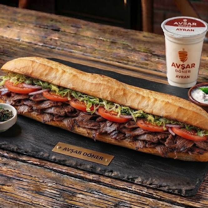 Yarım Baget Ekmek Et Döner
