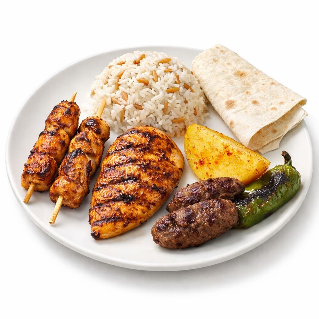 Karışık Izgara & Tereyağlı Pirinç Pilavı