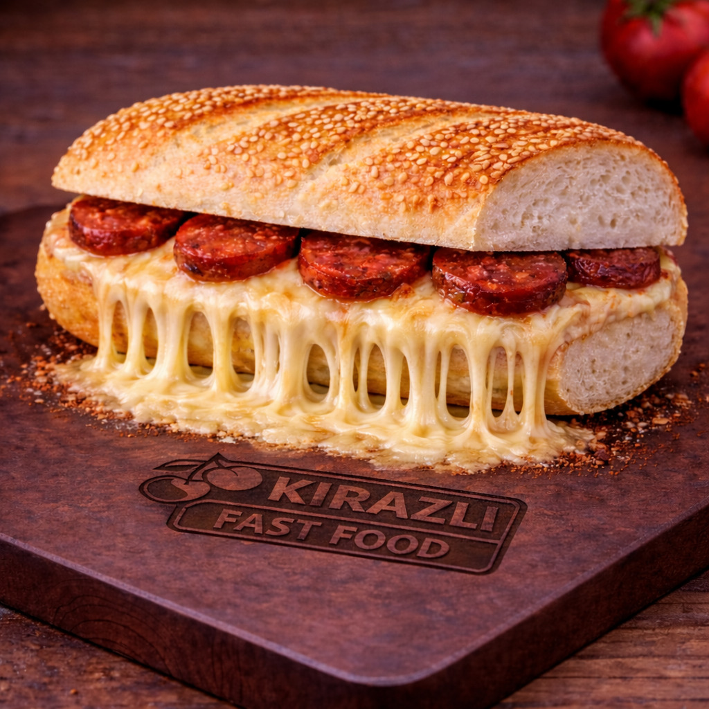 Sucuklu Kaşarlı Tost