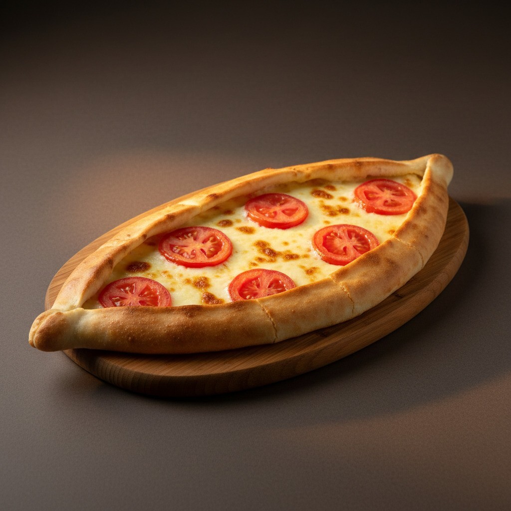 Kaşarlı Domatesli Pide