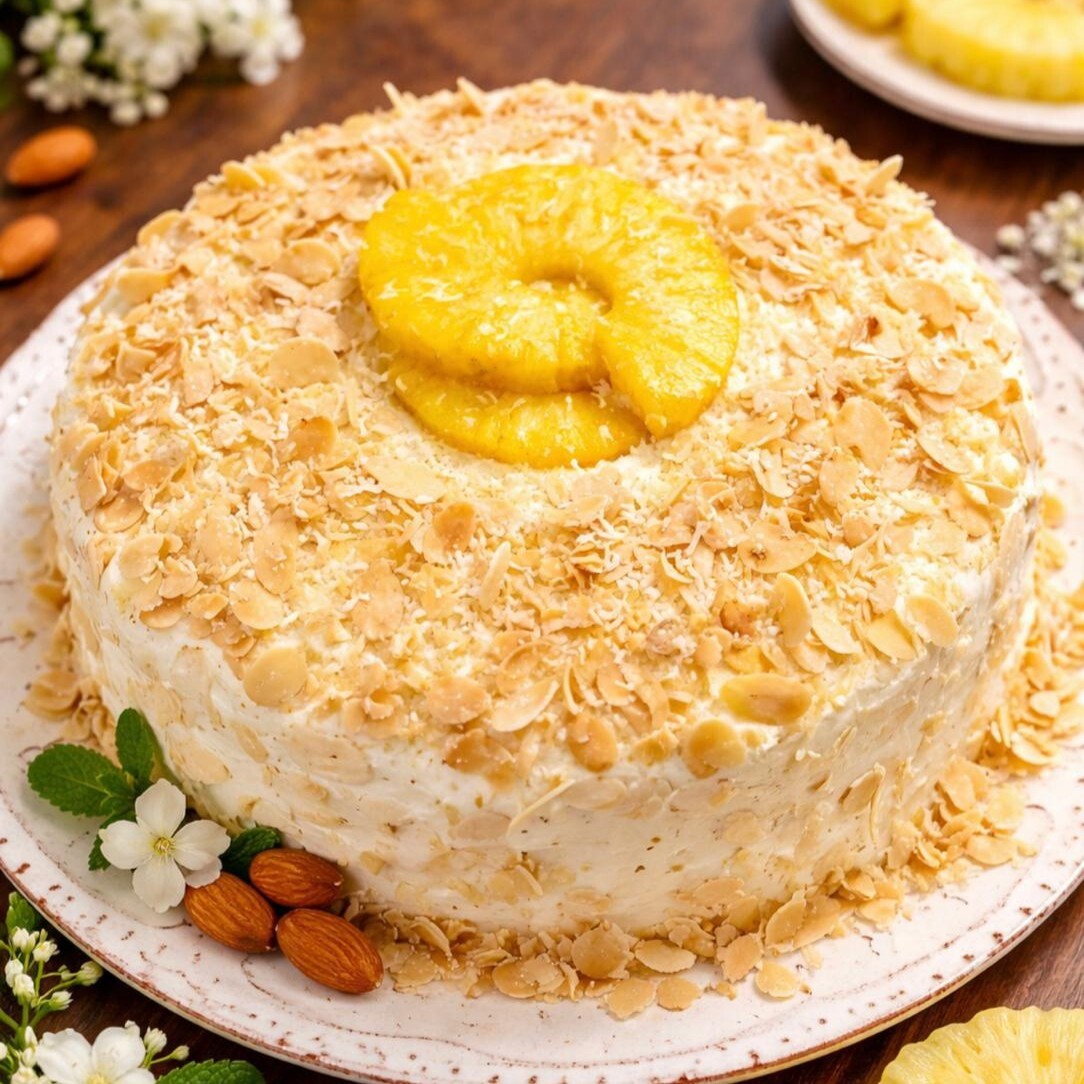 Ananas badem Pasta (650 gr)