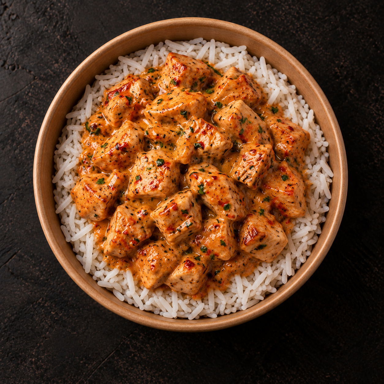 Peri Peri Soslu Tavuklu Pilav