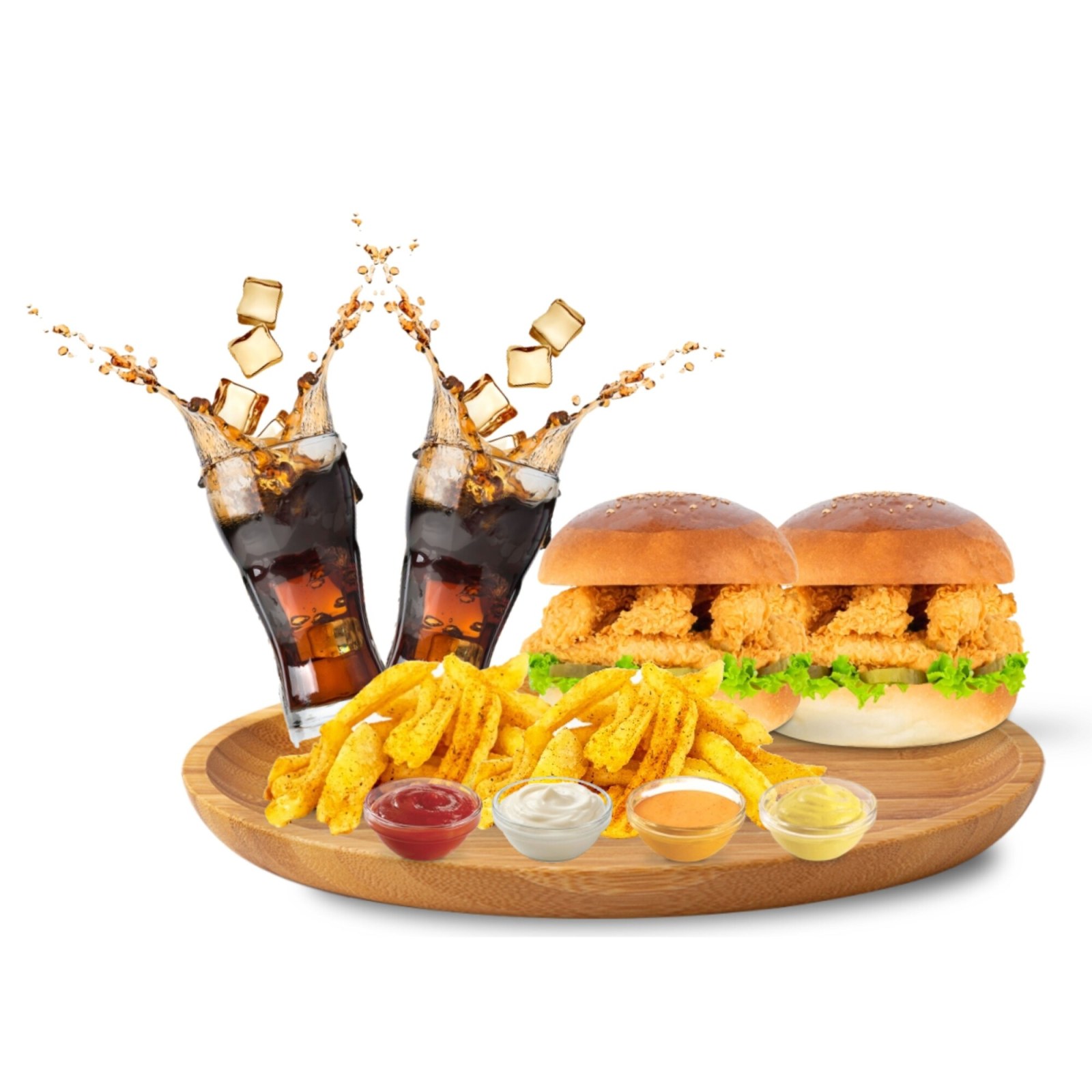 Double Chicken Burger
