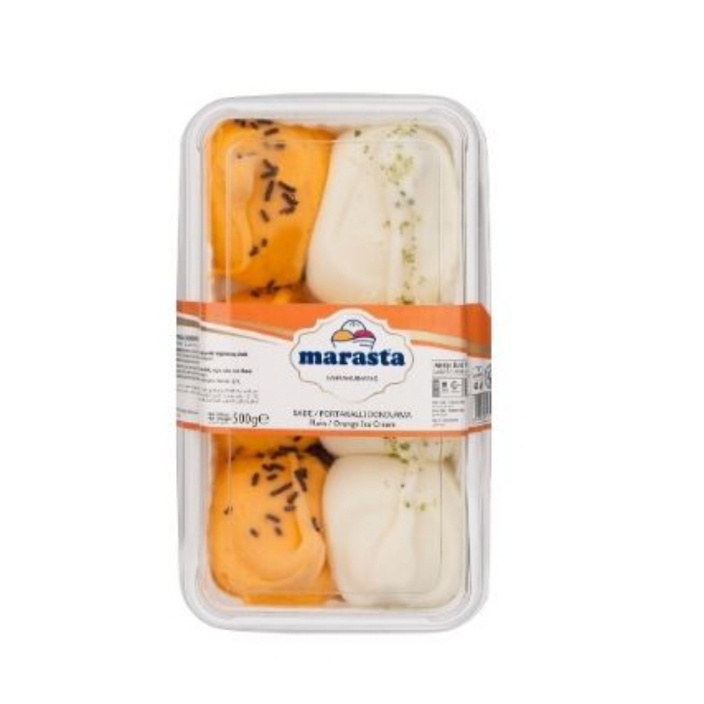 Marasta Portakal - Sade 500 gr. Dondurma