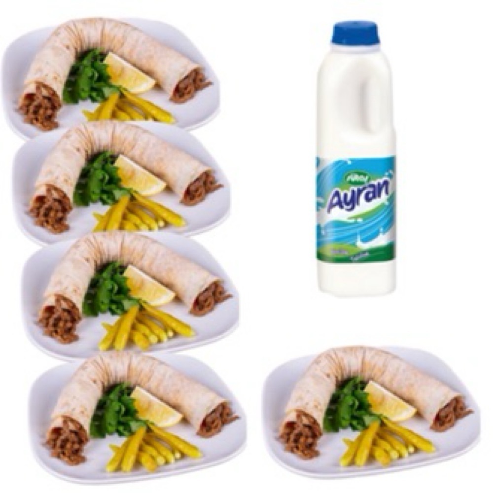 4Lü Dürüm Tavuk Tantuni (1 lt) Ayran