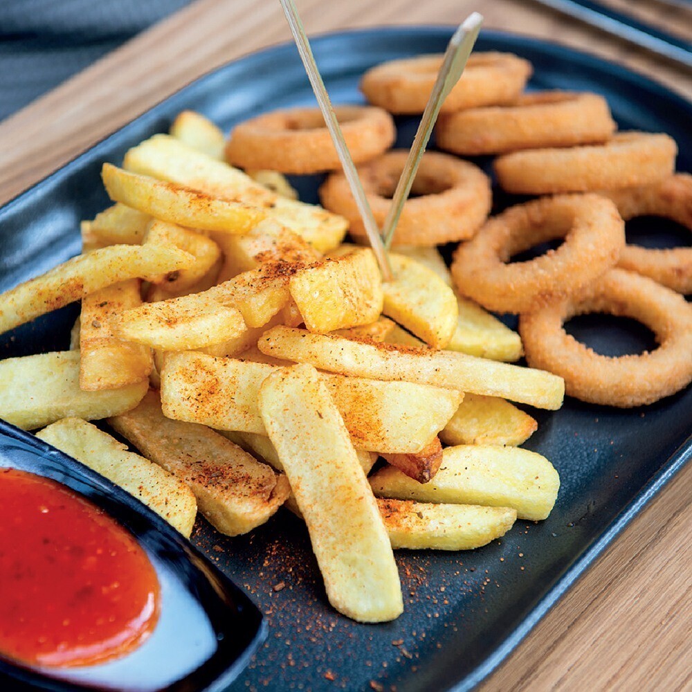 Patates Kızartması Soğan Halkası Menü