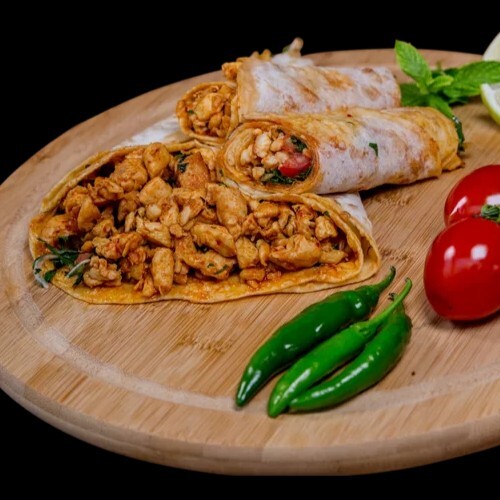 Tavuk Tantuni Dürüm (1.5 Porsiyon) (Çift Lavaş)