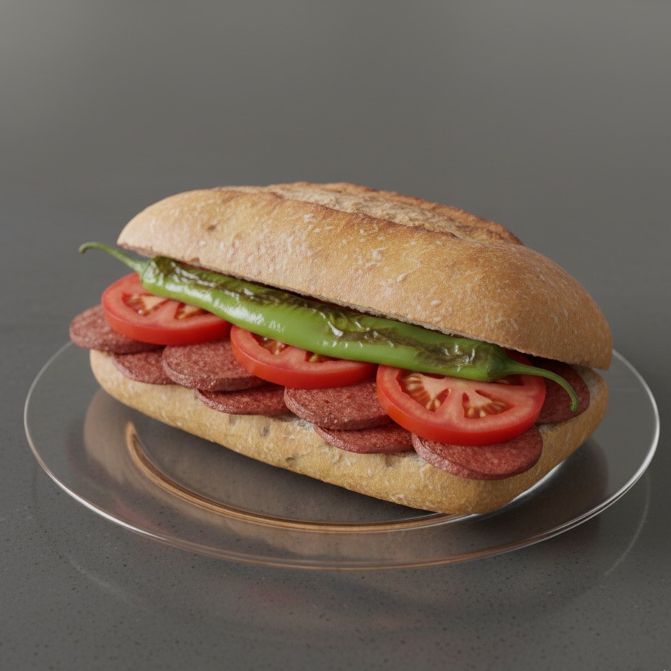 Kasap Sucuk Ekmek