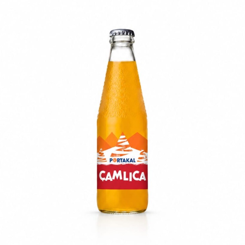 Çamlıca Portakallı Gazoz Cam Şişe