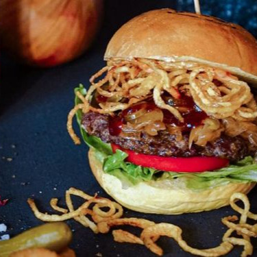 Barbekü Burger & Patates Kızartması & Soğan Halkası
