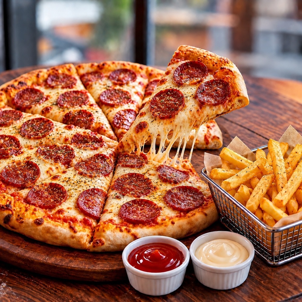(YENİ) Sucuklu Pizza Menü