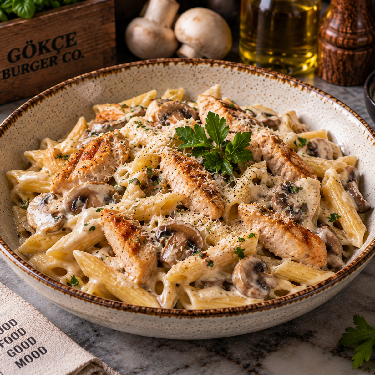 Penne Alfredo