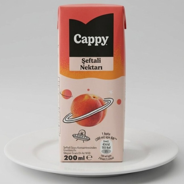Cappy Şeftali Nektarı 200 ml