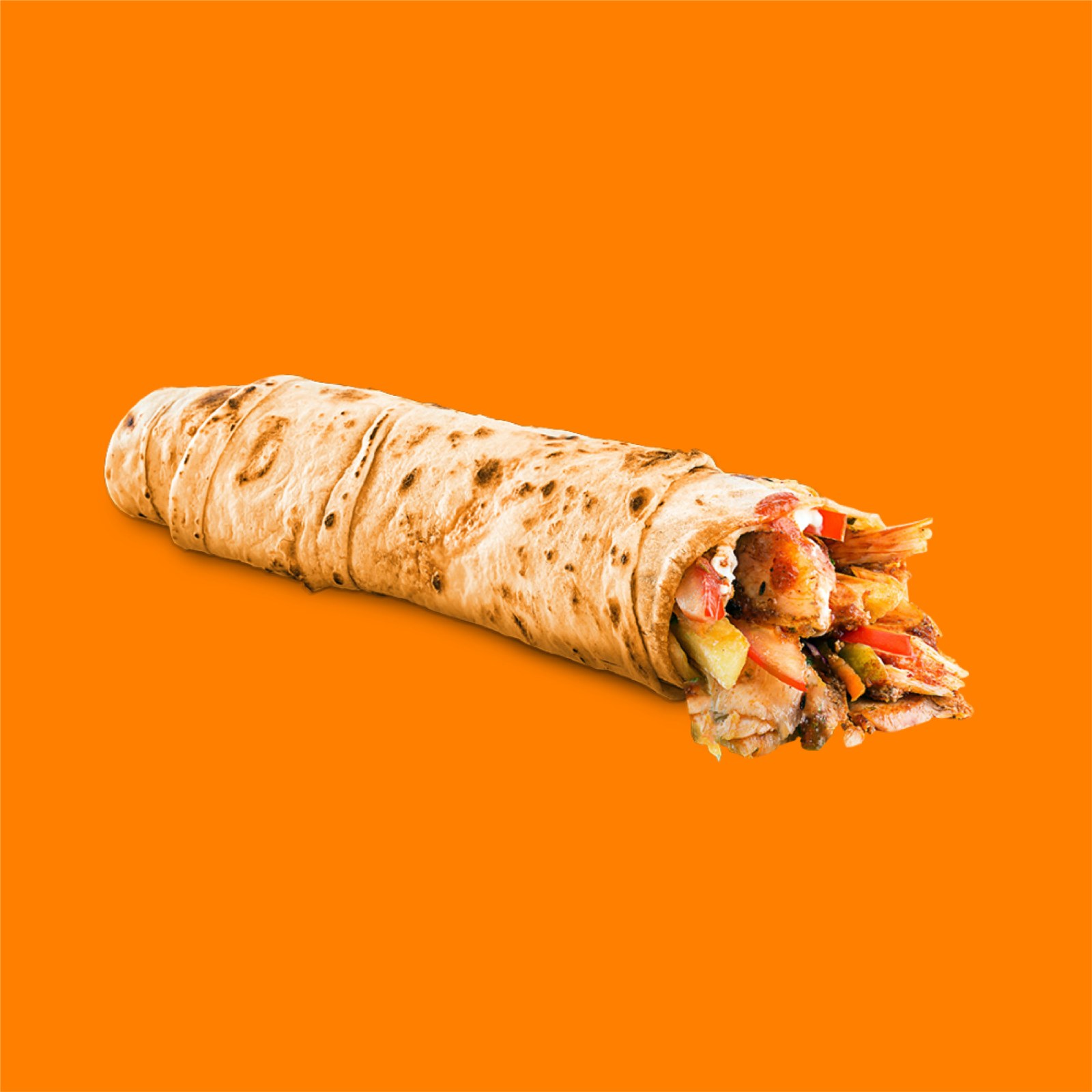 Duble Tavuk Döner Dürüm(150GR)