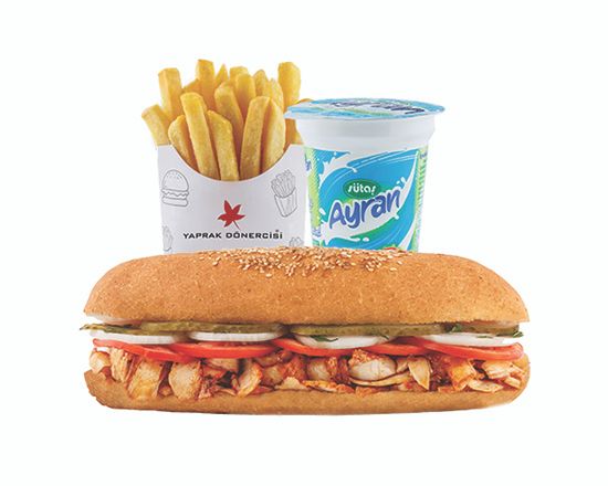 Ekmek Arası Tavuk Döner Menü