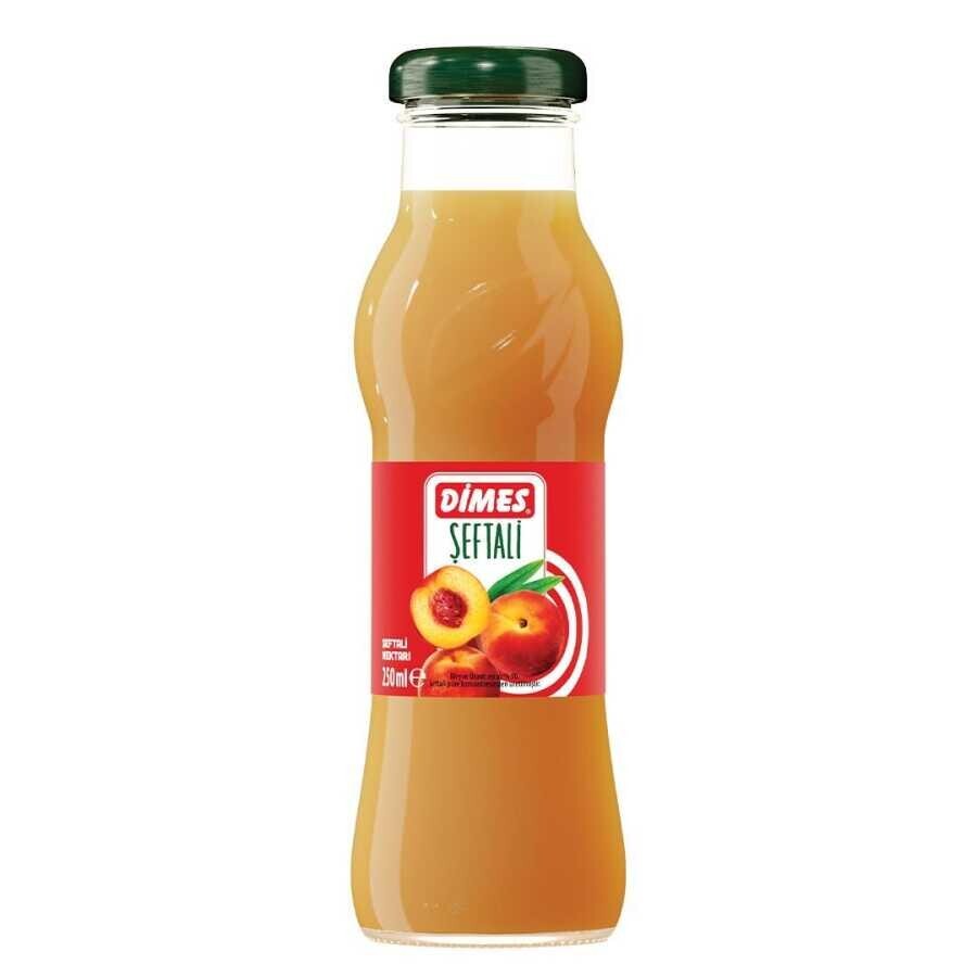 Dimes Şeftali Cam Şişe (250 ml)