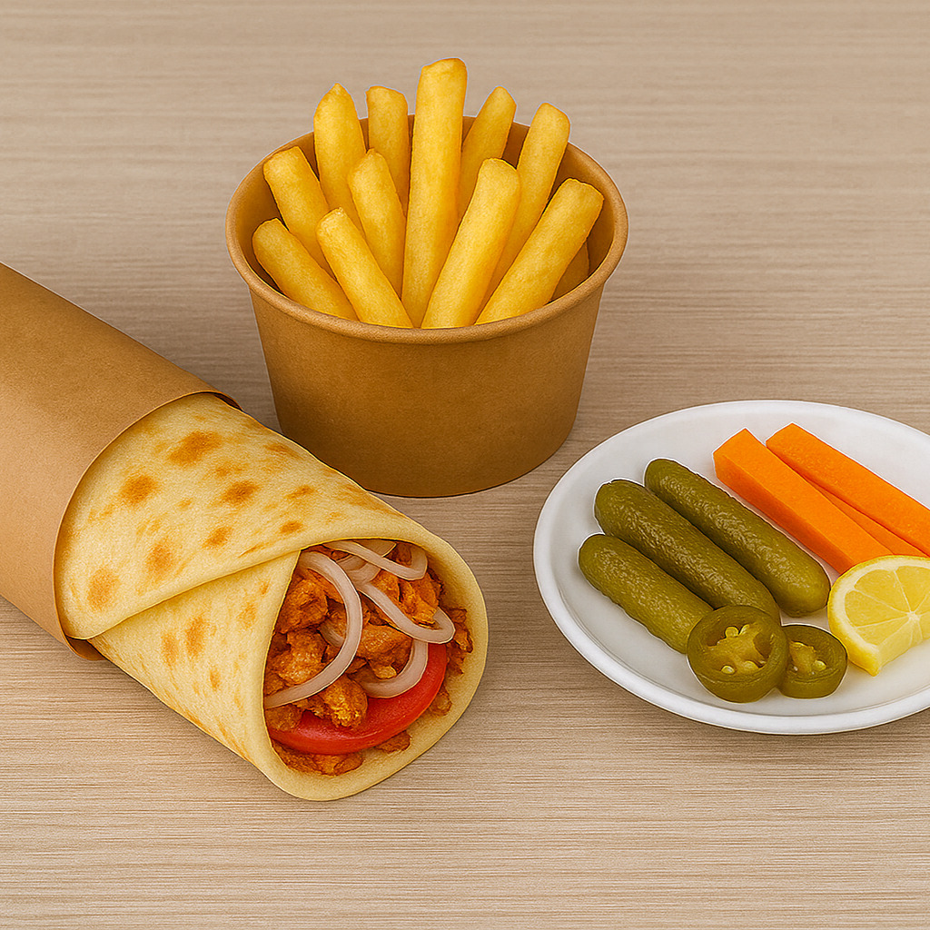 Kebap Salatalı Tavuk Döner
