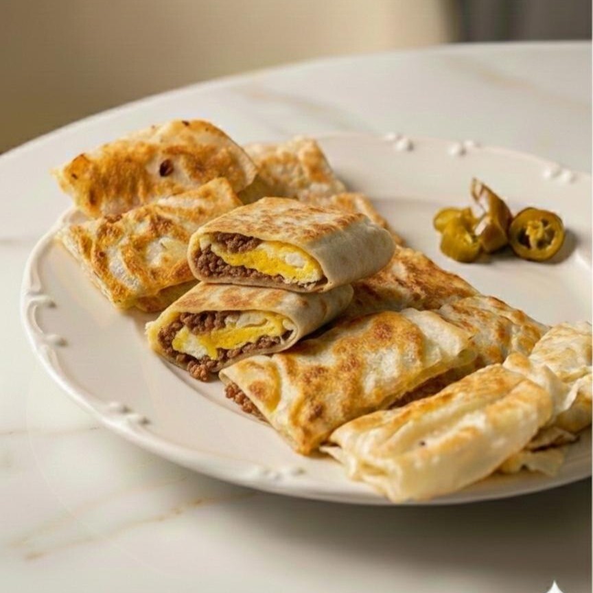 Kıymalı Yumurtalı Kaşarlı Gözleme