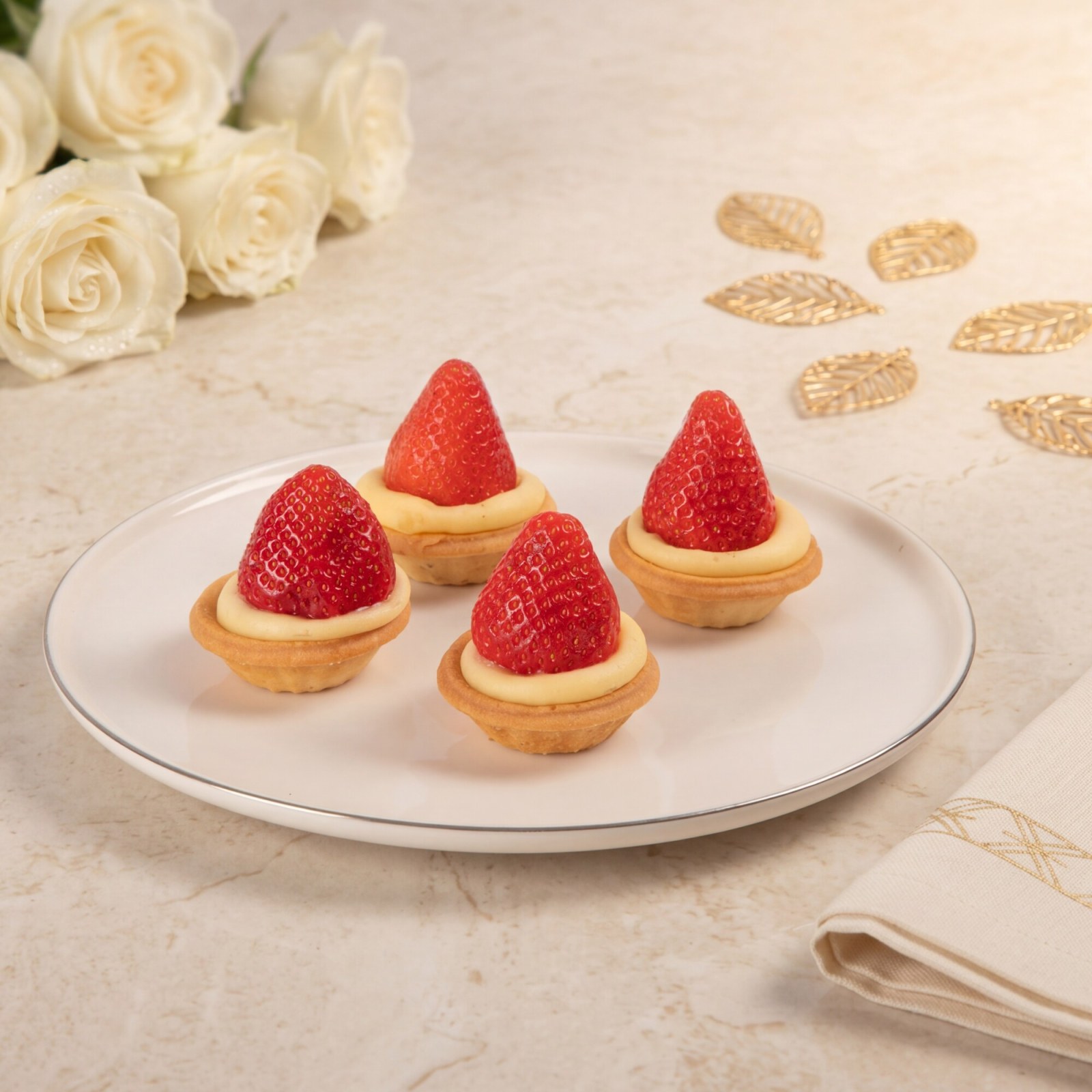 Çilekli Tartolet (500 gr.)