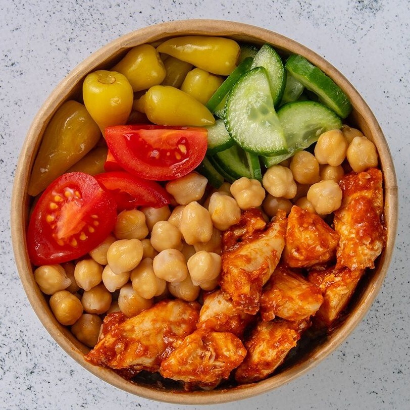 Pilav Üstü Acı Soslu Tavuk Bowl (540 gr.)