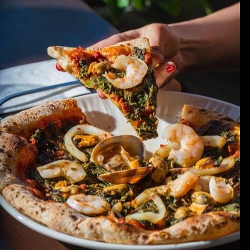 Karidesli Hawaii Pizza