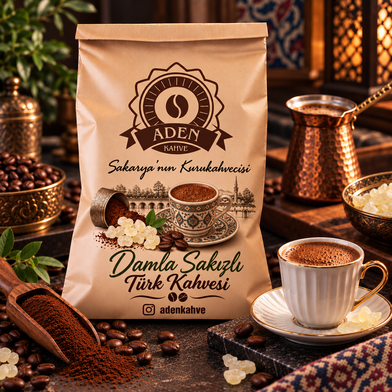 Damla Sakızlı Türk Kahvesi