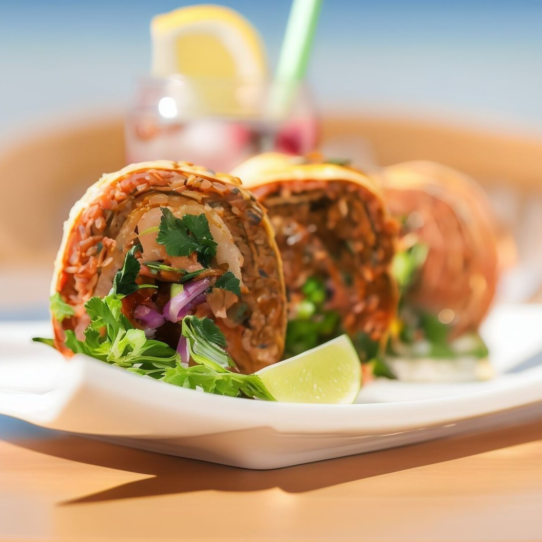 Ton Balıklı Sushı Rolls Çiğ Köfte