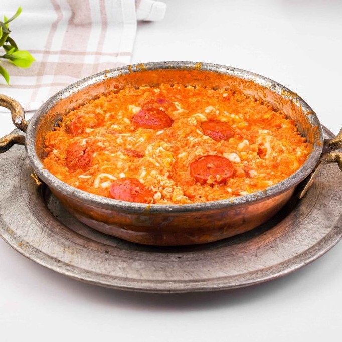 Patatesli & Sosisli Menemen