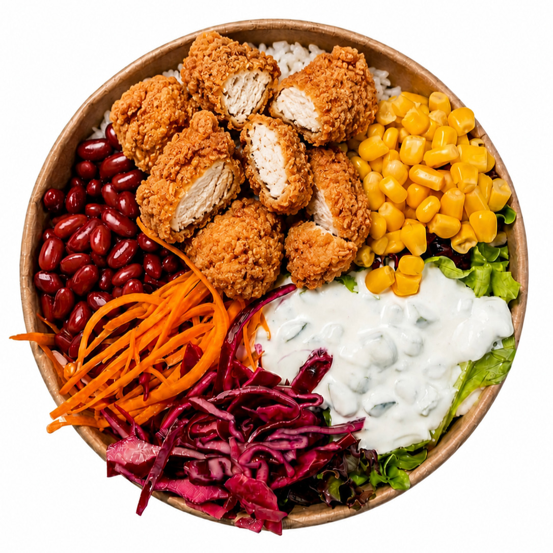 Çıtır Tavuklu Bowl
