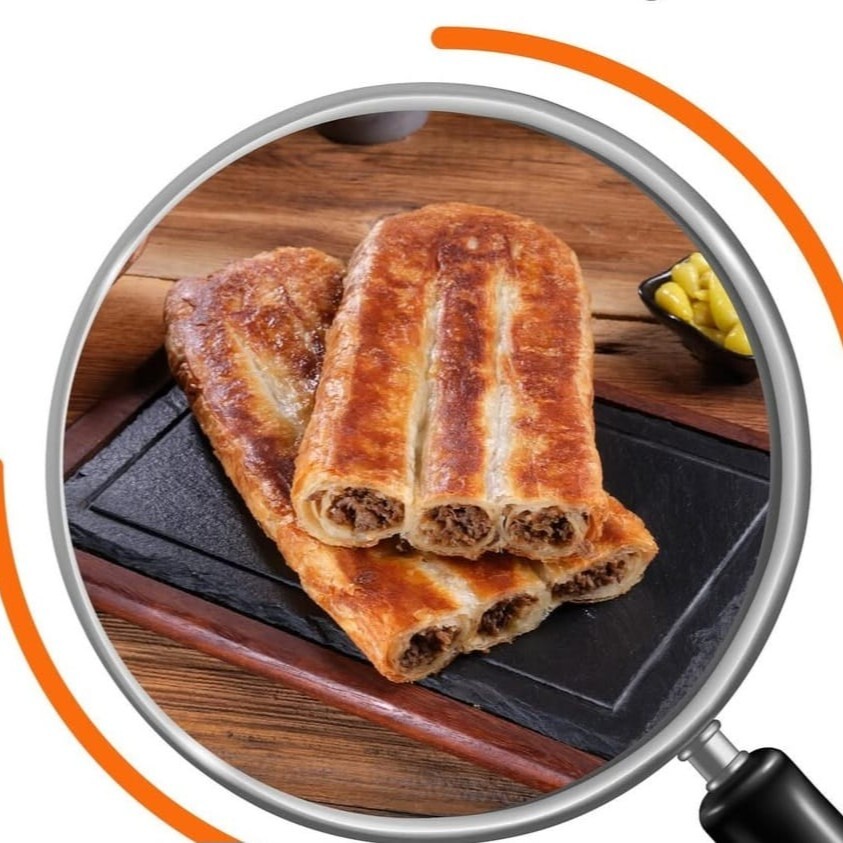 Bülent Börek Kıymalı Kol Böreği (1.5 Porsiyon 375 Gram)