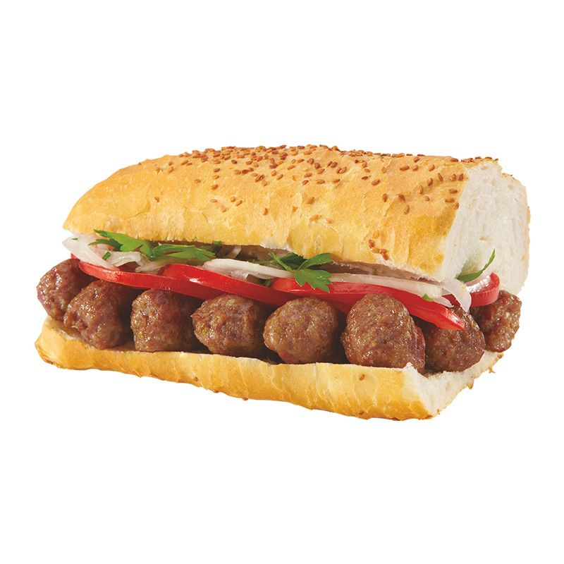 Yarım Ekmek İnegöl Köfte + { Ayran }