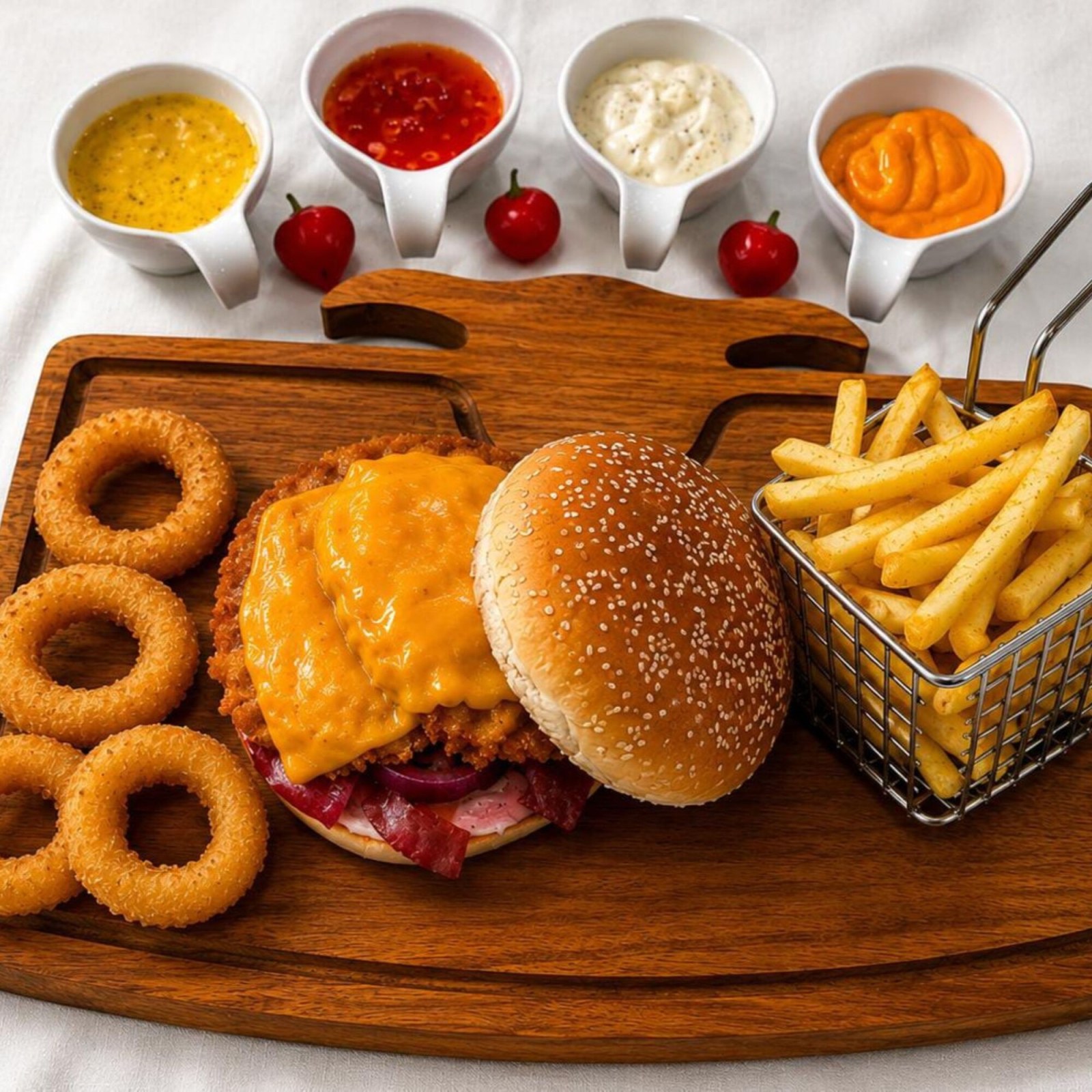 Ranch Sos Chicken Burger Menü