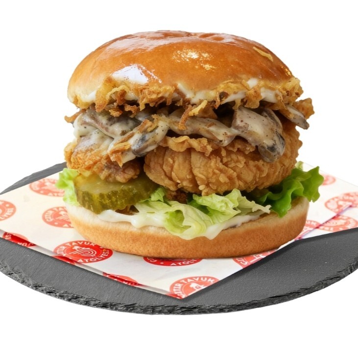 Çıtır Kremalı Mantar Burger
