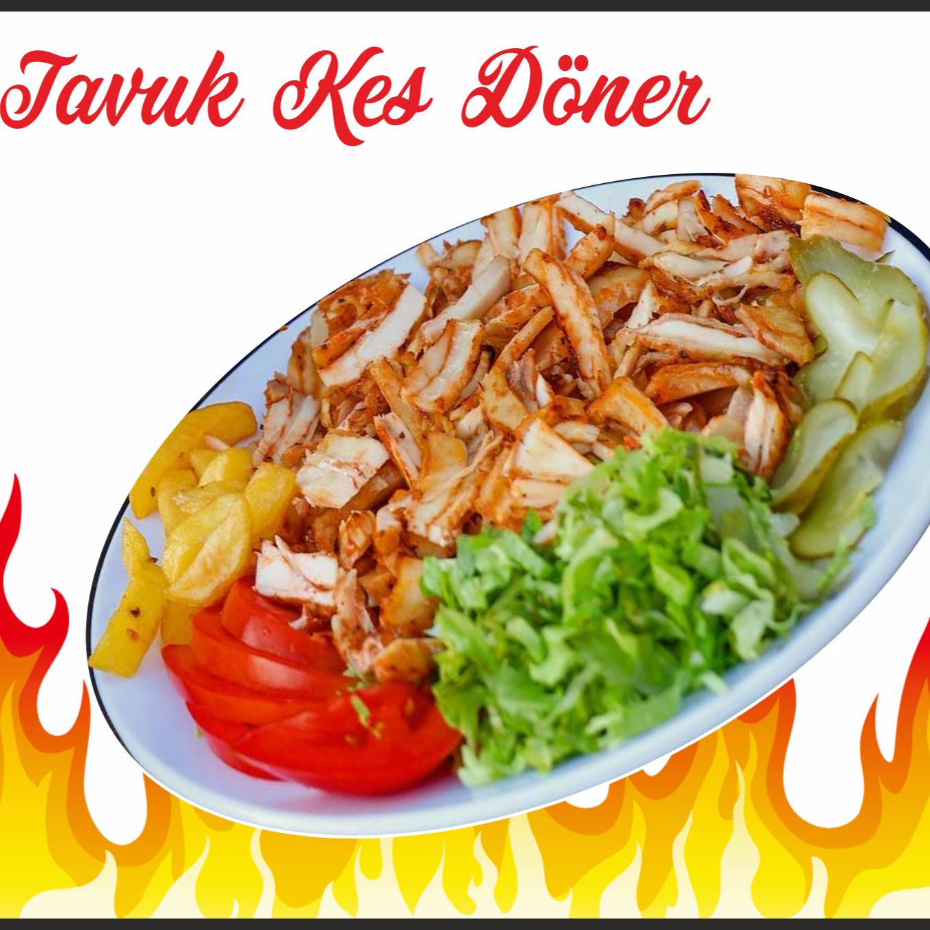Tavuk Kesme Döner ( 1 Porsiyon )